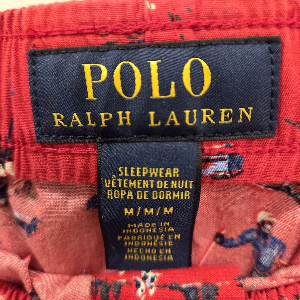 Polo Ralph Lauren Mens Medium Sleepwear Ski Print